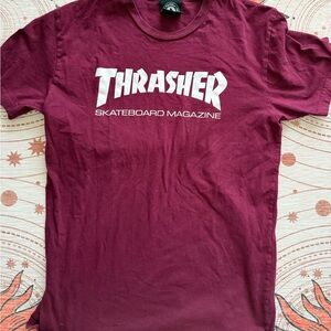 Thrasher Men's Burgundy Skate Tee